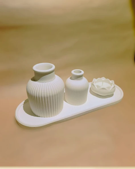 Minelly Dörtlü Mumlu Set - 3