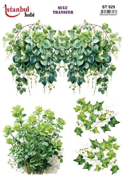 İstanbul Hobi Sulu Transfer ST929 (25x35) ürün görseli