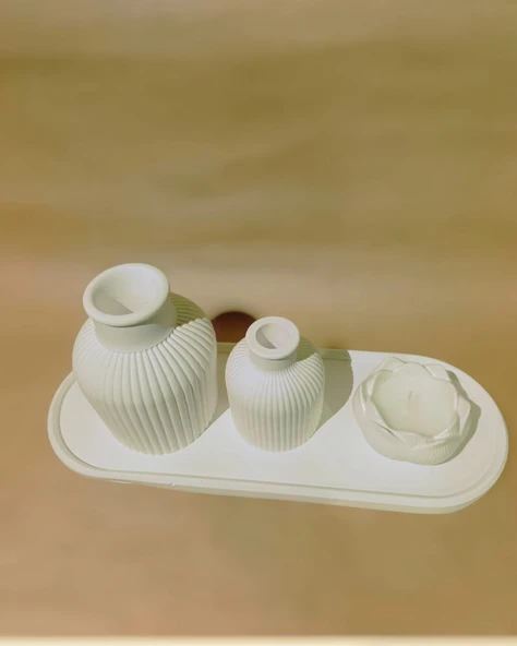 Minelly Dörtlü Mumlu Set - 2