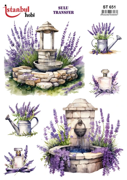 İstanbul Hobi Sulu Transfer ST651 (25x35) ürün görseli