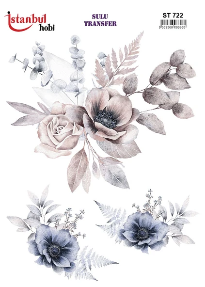 İstanbul Hobi Sulu Transfer ST722 (25x35) ürün görseli