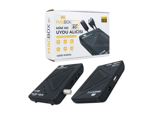 Magbox Homebox Full HD Uydu Alıcısı 4000 Kanal TKGS / Youtube / USB Destekli (Uzatma Display Gözlü) - 2