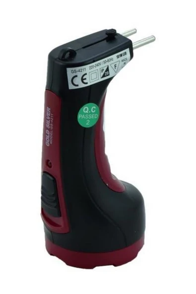 GOLD SILVER GS-4211 1 WATT ŞARJLI EL FENERİ - Resim 3