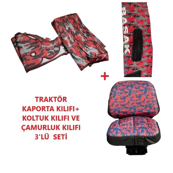 Başak 2060 BB-2080 BB Traktör Branda ve Koltuk Kılıf Seti 2022 ve Öncesi - 2