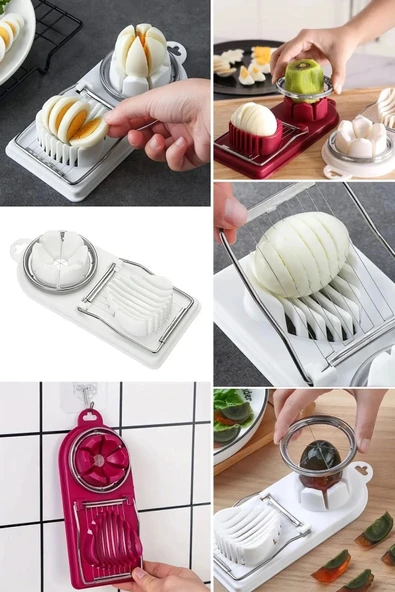 BUFFER® Çok Fonksiyonlu Eşit Yumurta ,Meyve Dilimleyici Kesici Aparat - Resim 6