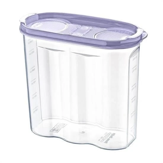 BUFFER® 2 Kapaklı Ölçekli Erzak Kuru Gıda Saklama Kutusu Kabı - 1,7 Litre - SA935 ürün görseli 1