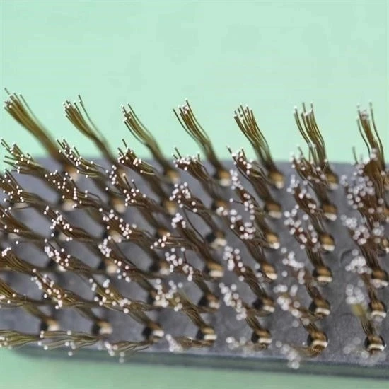 BUFFER® Metal Tel Fırça Plastik Saplı Pas Kir Sökme Temizleme Fırçası - Resim 5