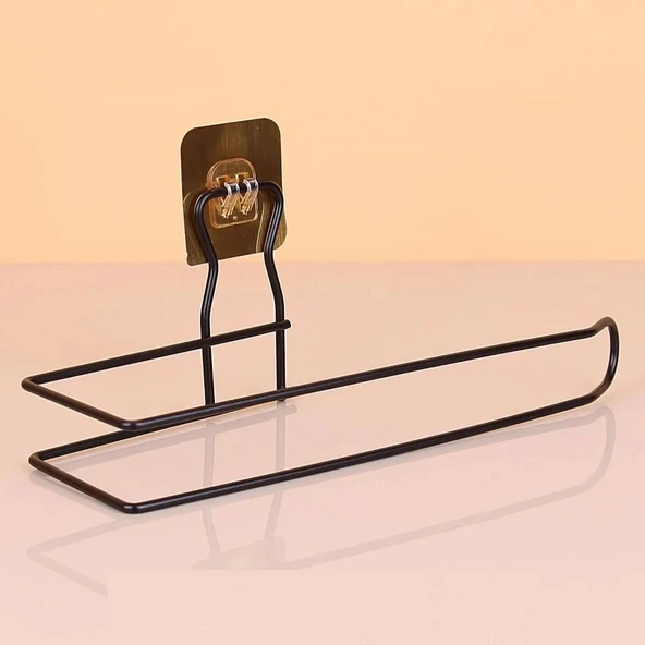 BUFFER® Kendiliğinden Yapışkanlı Krom Paslanmaz Metal Havlu Kağıtlık Aparatı ürün görseli 1