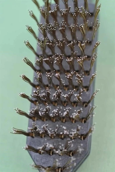 BUFFER® Metal Tel Fırça Plastik Saplı Pas Kir Sökme Temizleme Fırçası - Resim 7