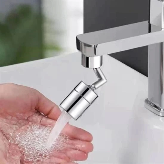 BUFFER®  720 Derece Dönebilen 4 Filtreli Tüm Musluk Tipleri İle Uyumlu Montaj Aparatlı Musluk Başlık - Resim 6