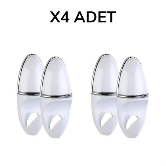 BUFFER® Bornoz Askısı Lüx Milenyum Bornozluk 2 Adet Banyo Bornoz Askılığı - Resim 2