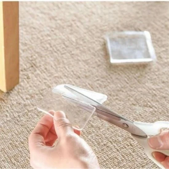 BUFFER® 4 Adet Silikon Şeffaf Koltuk Mobilya Masa Beyaz Eşya Yazıcı Koruyucu Kaydırmaz  Dayanıklı Pe - Resim 3