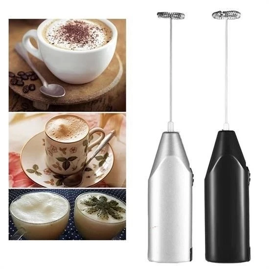 BUFFER® El Çırpıcısı Pilli Mini Portatif Mutfak Mikseri Köpürtme Aleti - Resim 4