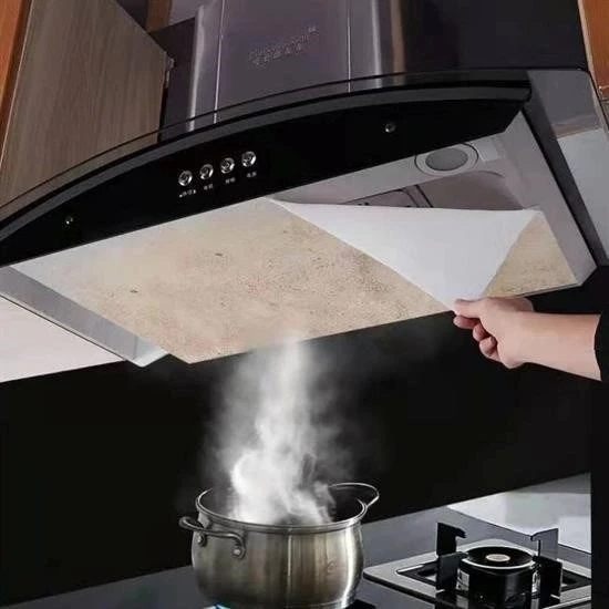 BUFFER® 2li Yağ Emici Duman Önleyici Pratik Mutfak Davlumbaz Koruyucu Dayanıklı Yedek Filtre 45x90cm - Resim 5