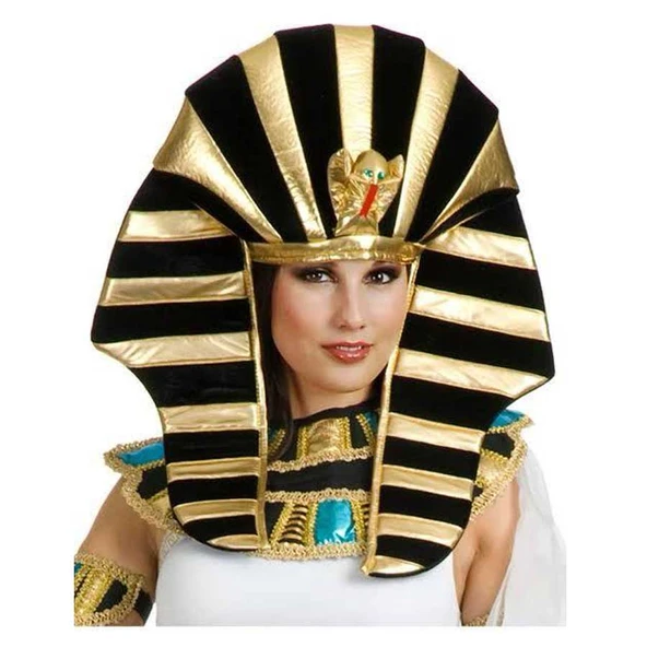 Mısırlı Tutankamon Şapkası Kobra Yılan Figürlü ürün görseli