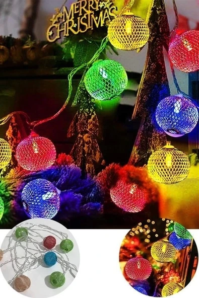 BUFFER® Parti ve Özel Gün Dekorasyonu Top Led Kandil Şeklinde Aydınlatma - Resim 3