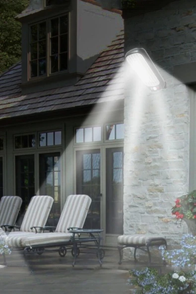 BUFFER® Sensörlü Güneş Enerjisi İle Şarj Olabilen Duvara Monte Solar Aydınlatma  GL-84069 - Resim 8