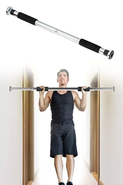 BUFFER® Kapı veya Koridora Takılıp Ayarlanabilen Demiri Barfiks Aleti Kapı Barfiksi - Resim 6