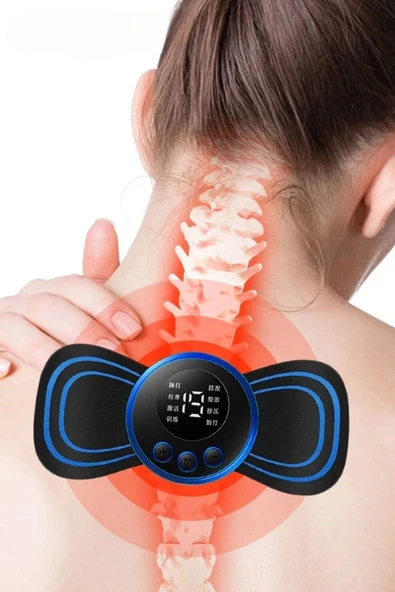 BUFFER® Titreşimli USB Şarj Aletli Mini Elektrikli Kelebek Masaj Aleti - Resim 6