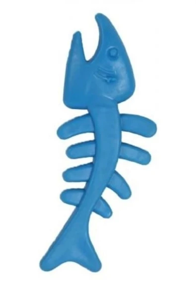 BUFFER® Balık Kemiği İskelet Şekilli Renkli Plastik Kedi Oyuncağı - Resim 6