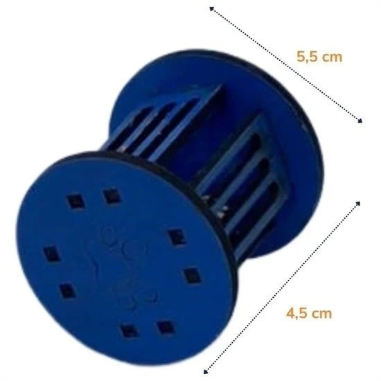 BUFFER®  Mini Silindir Eğlenceli Renkli Sağlam Küçük Pati İzi Şekilli Kedi Oyuncağı - Resim 5