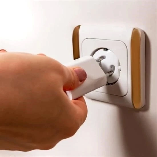 BUFFER® Bebek Çocuk Priz Koruma Kapağı (6 Adet) Çocuk Güvenliği, Priz Muhafazası, Priz Kapatıcı - Resim 3