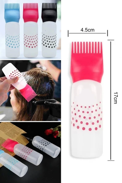 BUFFER® Saç Boyama Aparatı Taraklı Saç Bakımı Krem Saç Yağı Uygulama Aparatı - 7