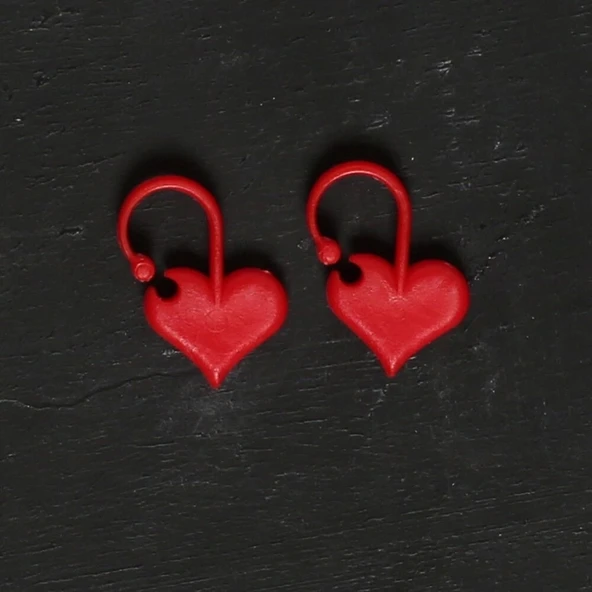 2 Adet Addi Kalp Şeklinde İlmek Belirleyici ürün görseli 1