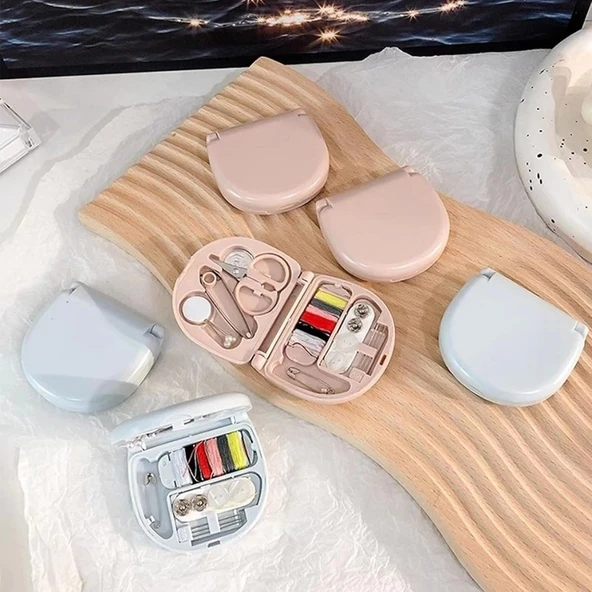 BUFFER® Çok Fonksiyonlu Mini Çanta Boy Seyahat Tipi Dikiş Seti - 3