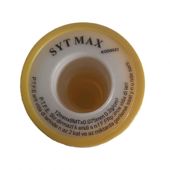 10 ADET TEFLON BANT KÜÇÜK SIHHİ TESİSAT SU SIZDIRMAZLIK BANDI 12mm - 2