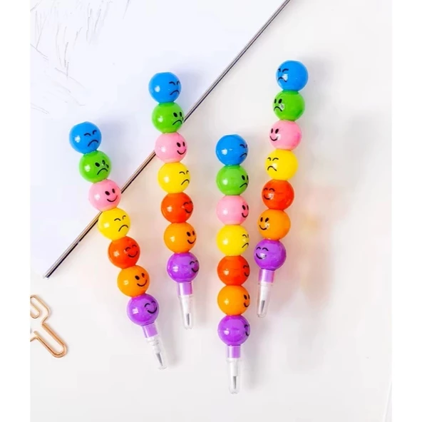 Emojili Yumurtlayan Kalem Seti 5'li - Resim 2