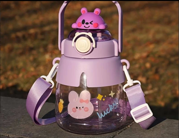 Sevimli Hayvanlar Su Matarası - Resim 4