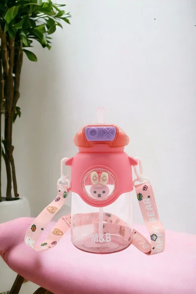 Sevimli Tavşan Su Matarası - Resim 4