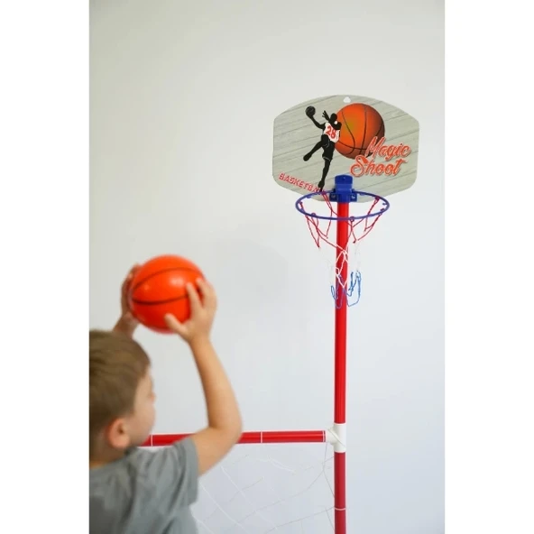 Portatif Kale - Basket Potası 2'si 1 Arada - 1