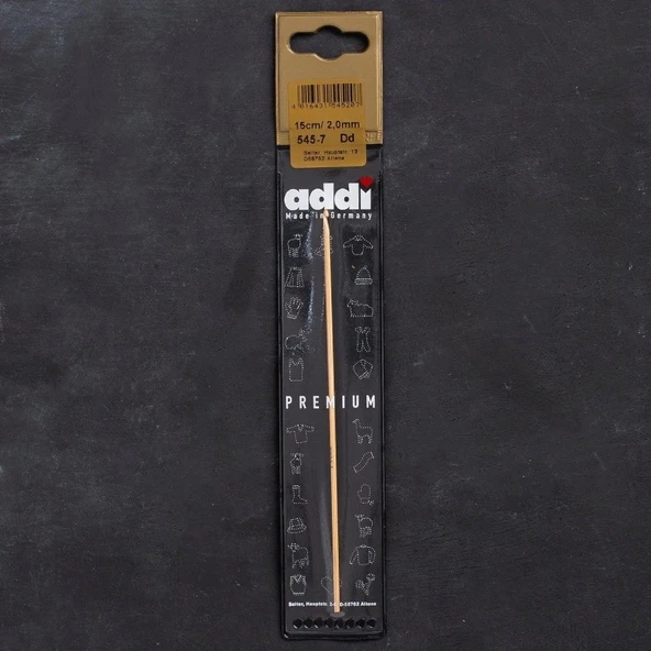 Addi Bambus 2mm 15cm Bambu Yün Tığ - 545-7 ürün görseli 1