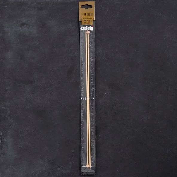 Addi Bambus 3mm 35cm Bambu Örgü Şişi - 500-7 ürün görseli 1