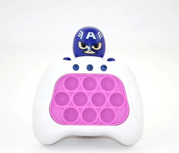 Işıklı Müzikli Pop-It Captain America Tasarımlı ürün görseli 1