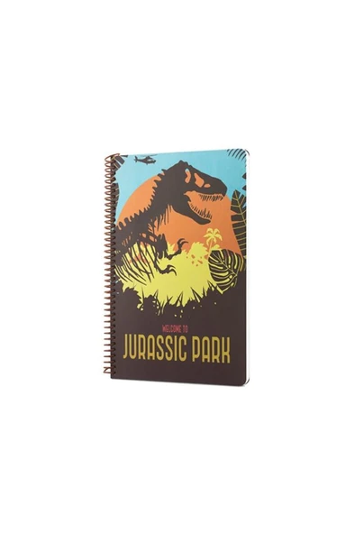 Mabbels Spiralli Defter Jurassic Park Wellcome To Kahverengi 80 YP 17x24 DFT-388609