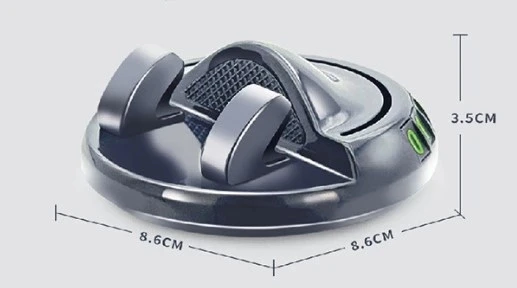 360° Dönebilen Yapışkanlı Numaratörlü Araç Telefon Tutucu - Resim 5