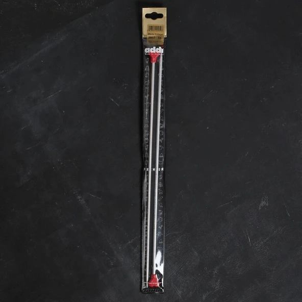 ADDI KALPLİ 5MM 40CM KLASİK ALÜMİNYUM ÖRGÜ ŞİŞİ - ürün görseli 1