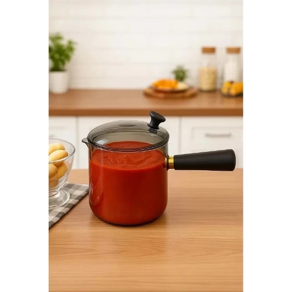 550 ml Akasya Cam Cezve - Resim 2