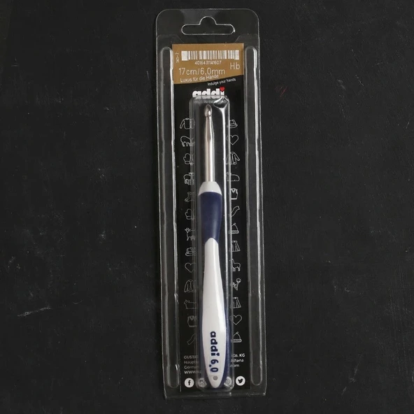 Addi Swing Maxi 6 Mm 17 Cm Lacivert Ergonomik Yün ürün görseli 1