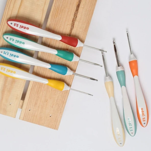 Addi Swing Maxi 6 Mm 17 Cm Lacivert Ergonomik Yün - Resim 4