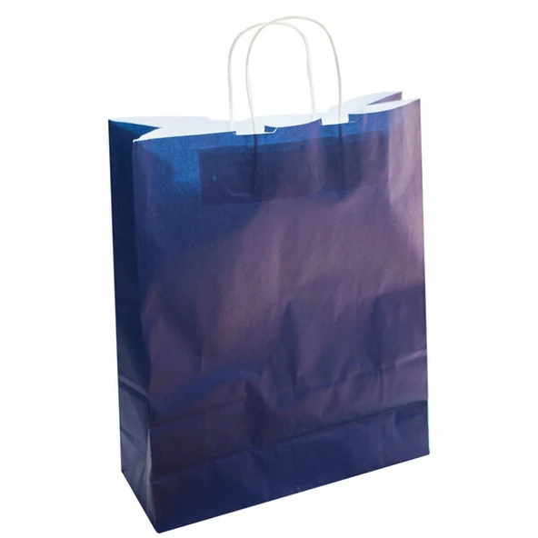 Umur Karton Çanta 10x20x22 Lacivert Kuşe 30022904