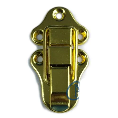 Sandık, Kutu Klipsi, Ön Kilidi - 72x40mm, Altın, 1 Adet ürün görseli