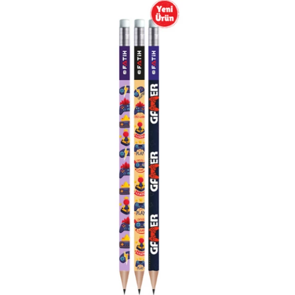 Fatih Kurşun Kalem Gamer Silgili 17795