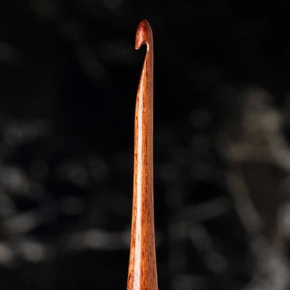 La Mia Rosewood 3 mm 15.5 cm Ahşap Yün Tığ - Resim 2