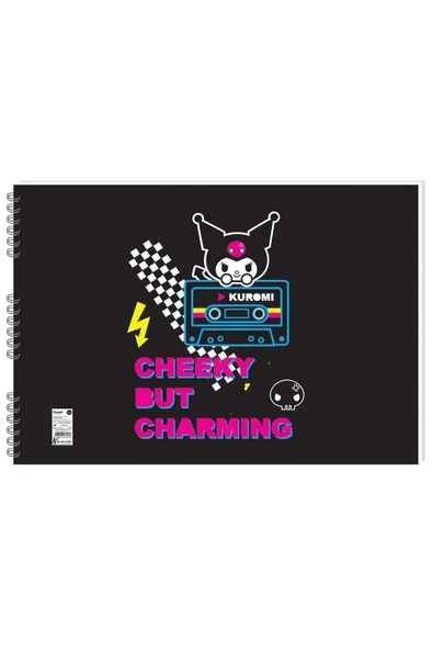 Kuromi Resim Defteri Spiralli 17x25 15 YP 300115-12 ürün görseli 1
