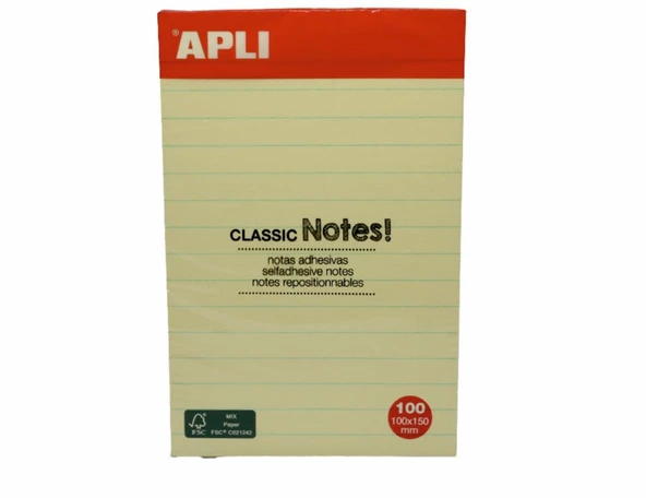 Apli Yapışkanlı Not Kağıdı 100x150 13370 - 2