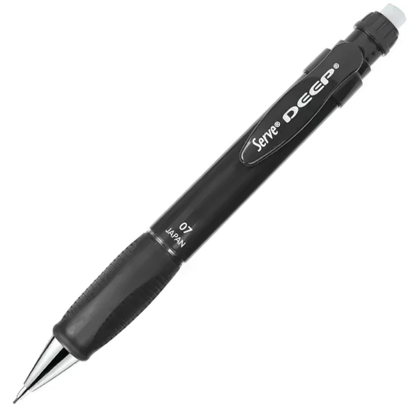 Serve Versatil Kalem Deep 0.7 MM Metalik Mr Siyah ürün görseli 1